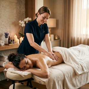 Swidse Massage + Back Body Scrub